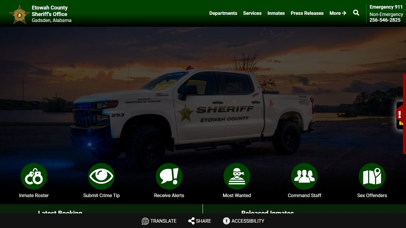 Contact Us - Etowah County Sheriff's Office